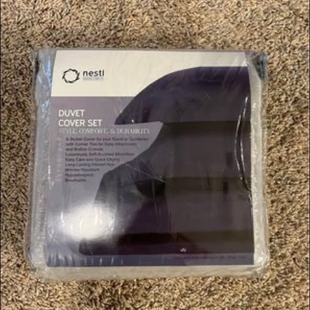 Gray Queen Duvet Cover